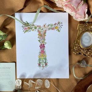 Hattie Darling - 8x10” Monogram Art Print - T